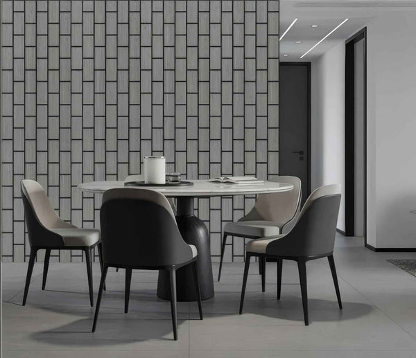 Light Grey Vertical Acoustic Panel