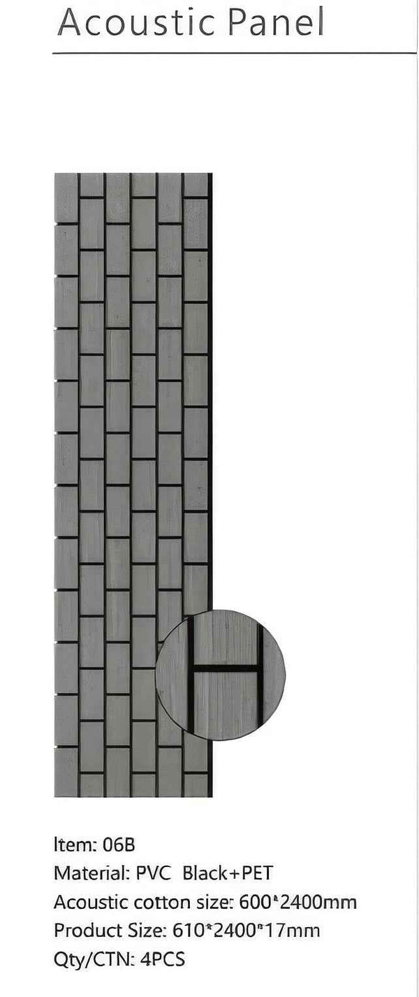 Light Grey Vertical Acoustic Panel