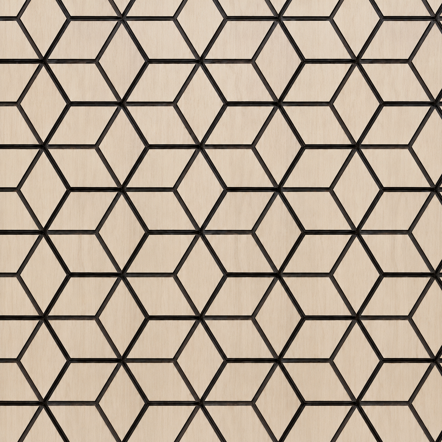 Oak Acoustic Block Wall Panel | 60 × 240cm | Pack of 4