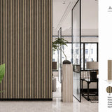 Dark Oak Premium 3-Sided Acoustic - 60 x 240 x 1.7cm