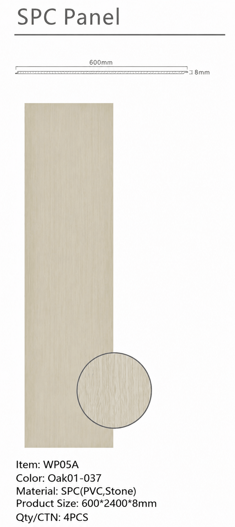 Natural Oak PVC Wall Panel - ashlynconcepts