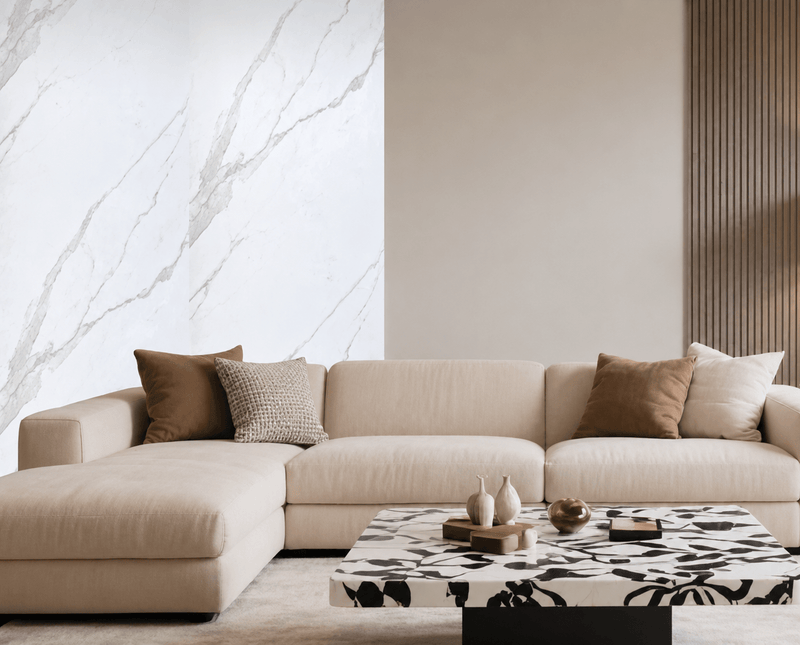 White Marble PVC Wall Panel - ashlynconcepts