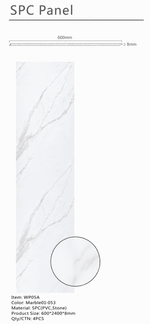 White Marble PVC Wall Panel - ashlynconcepts