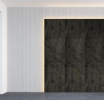 Gold & Black Marble PVC Wall Panel