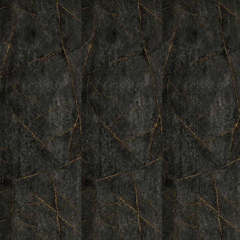 Gold & Black Marble PVC Wall Panel