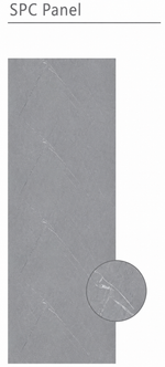 Grey Marble Wide PVC Wall Panel
