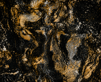Gold & Black Marble Wide PVC Wall Panel