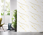 Gold & White Marble Wide PVC Wall Panel