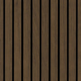 Walnut Wide Slat Acoustic Wall Panel