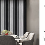 Grey 30 × 240 × 1.2cm Seamless PVC Wall Panel
