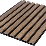 Dark Oak 30 × 240 × 1.2cm Seamless PVC Wall Panel
