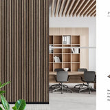 Dark Oak 30 × 240 × 1.2cm Seamless PVC Wall Panel