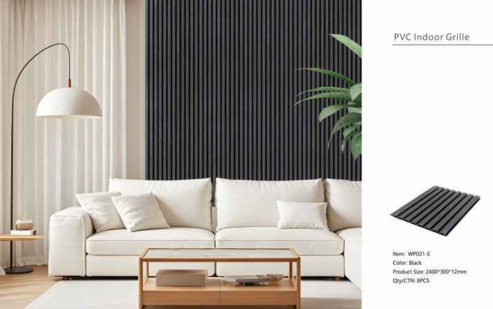 Black - Seamless  30 x 240 x 1.2cm