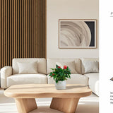 Walnut 30 × 240 × 1.2cm Seamless PVC Wall Panel