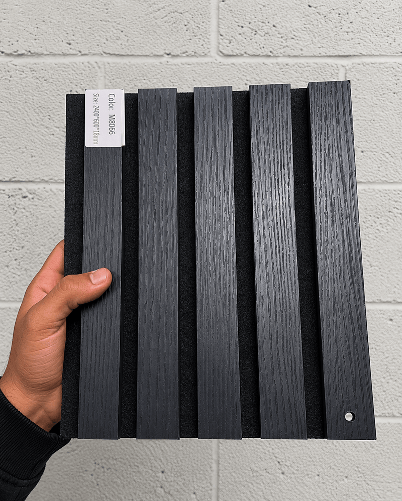 Black Acoustic Wall Panel - ashlynconcepts