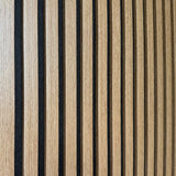 Dark Oak Premium 3-Sided Acoustic - 60 x 240 x 1.7cm
