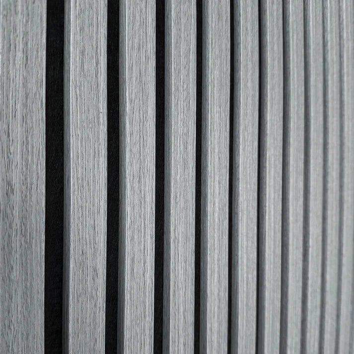 Grey Oak Premium 3-Sided Acoustic - 60 x 240 x 1.7cm