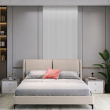 Light Grey 15 × 240 × 1.5cm Fluted Seamless PVC Wall Panel