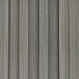 Grey 15 × 240 × 1cm Seamless PVC Wall Panel