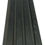 Black 15 × 240 × 1cm Seamless PVC Wall Panel