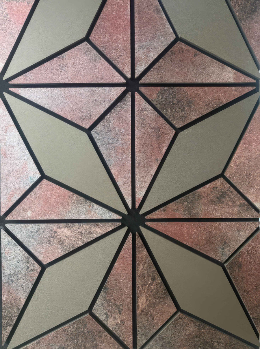 Antique Metallic Brown 60 × 240 × 1.5cm Acoustic Wall Panel