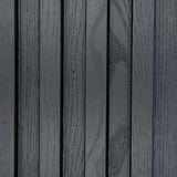 Black 15 × 240 × 1cm Seamless PVC Wall Panel