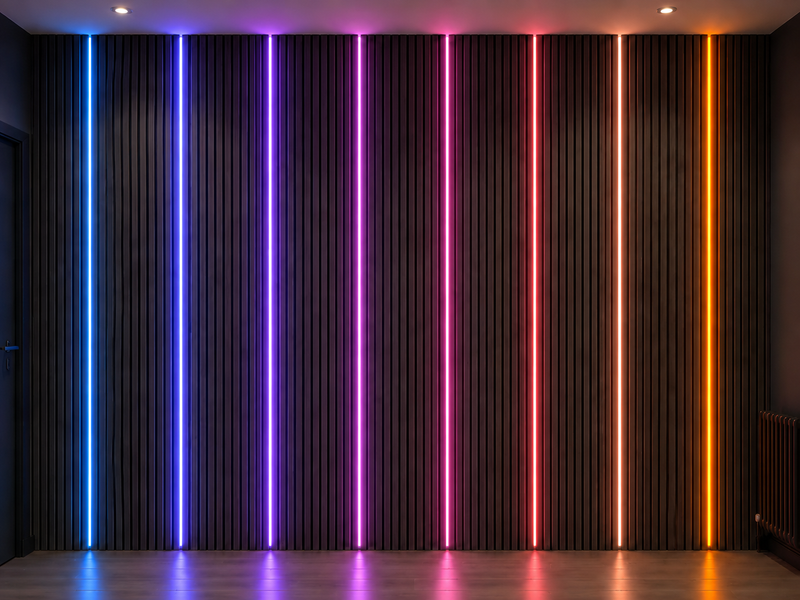 Flexible Multicolour LED Wall Panel Lighting