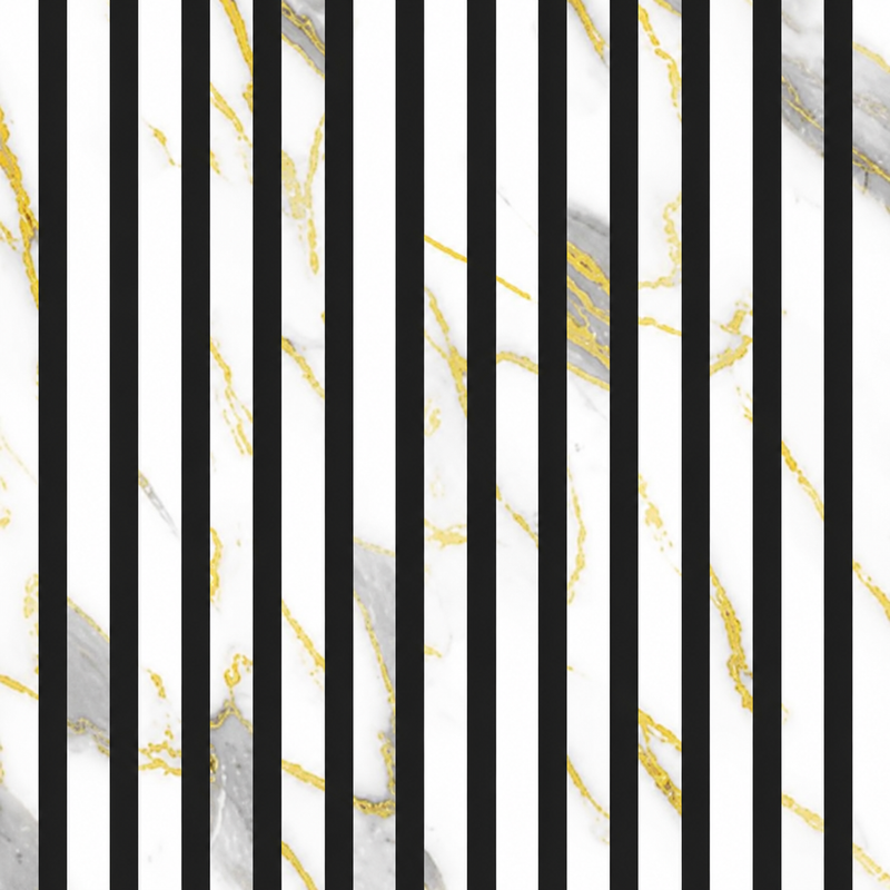 Gold and White Marble Acoustic Wall Panel