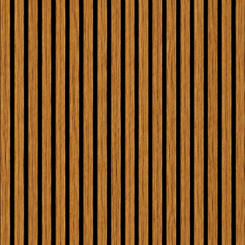 Teak Oak Acoustic Wall Panel