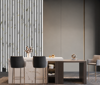 Gold and White Marble Acoustic Wall Panel