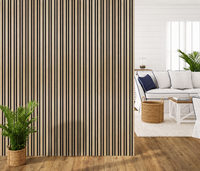 Oak Wide Slat Acoustic Wall Panel | 60 × 240cm
