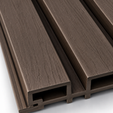 Dark Brown 21 × 290 × 2.5cm Outdoor Composite Wall Panel