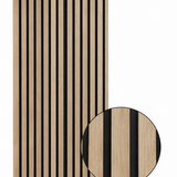 Oak Wide Slat Acoustic Wall Panel