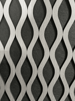 Dark Grey Wavy Acoustic Wall Panel - ashlynconcepts