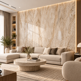 Soft cream decorative surface creating a warm and elegant finish for contemporary interior walls
