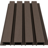 Dark Brown 21 × 290 × 2.5cm Outdoor Composite Wall Panel