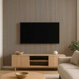 Dark Oak Acoustic Wall Panel - ashlynconcepts