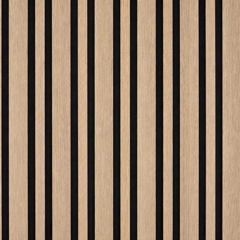Dark Oak Wide Slat Acoustic Wall Panel | 60 × 240cm