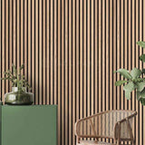 Dark Oak Acoustic Wall Panel - ashlynconcepts