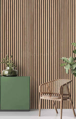 Dark Oak Acoustic Wall Panel - ashlynconcepts