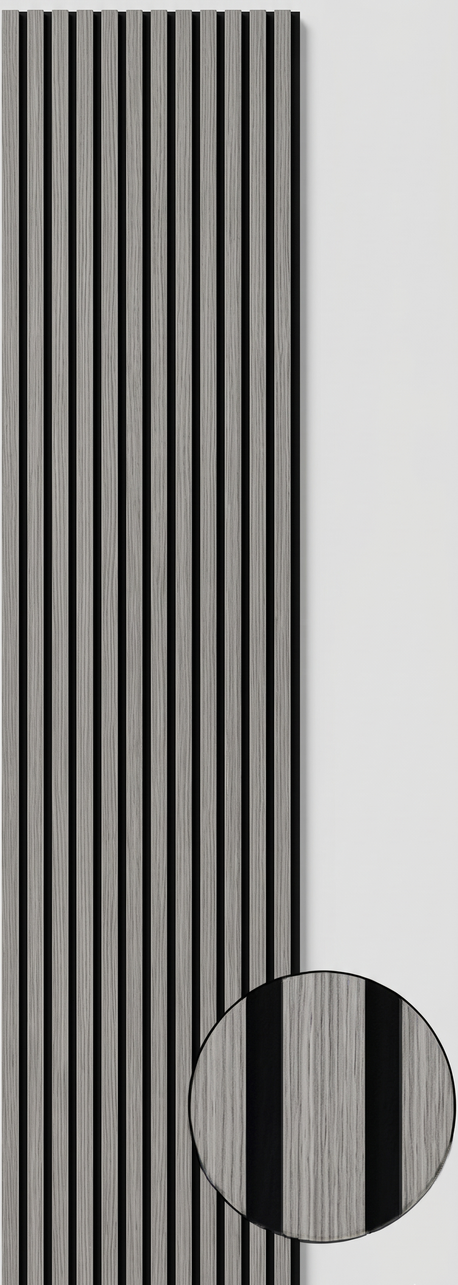 Grey Acoustic Wall Panel | 60 × 280cm | Pack of 3