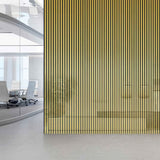 Shiny gold 60 × 240 × 1.5cm acoustic wall panel with a bright metallic finish for luxury interiors