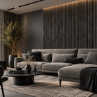 Gold & Black Marble  280 Cm