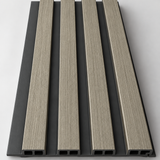 Close-up of a 15 × 240 × 1cm PVC panel highlighting subtle grey tones and refined surface detailing