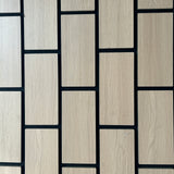 Oak Vertical Acoustic Wall Panel - ashlynconcepts