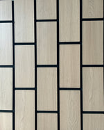 Oak Vertical Acoustic Wall Panel - ashlynconcepts