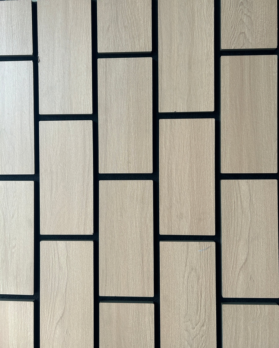 Oak Vertical Acoustic Wall Panel - ashlynconcepts