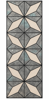 Antique Metallic Grey Acoustic Wall Panel - ashlynconcepts