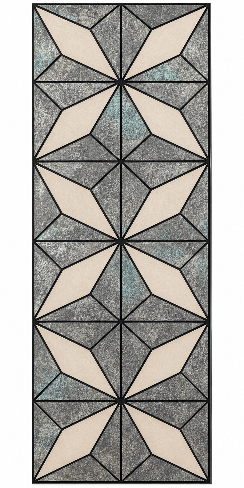 Antique Metallic Grey Acoustic Wall Panel - ashlynconcepts