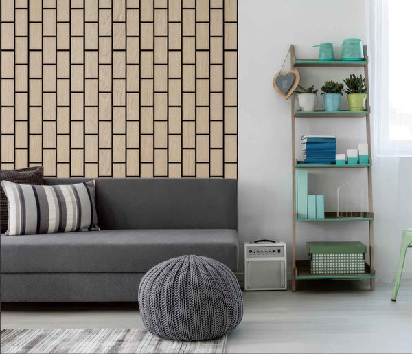 Oak Vertical Acoustic Panel